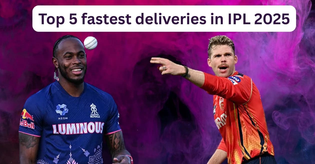 Top 5 fastest deliveries in IPL 2025 so far