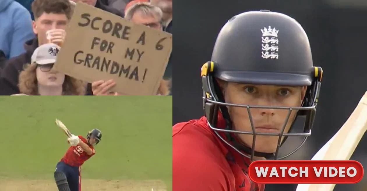 WATCH: 6 for grandma – Jacob Bethell makes fan’s request come alive with a big hit during ENG vs WI 2nd T20I