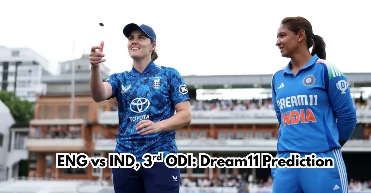 EN-W vs IN-W 2025, 3rd ODI: Dream11 Prediction, Fantasy Cricket Tips & Pitch Report | England vs India
