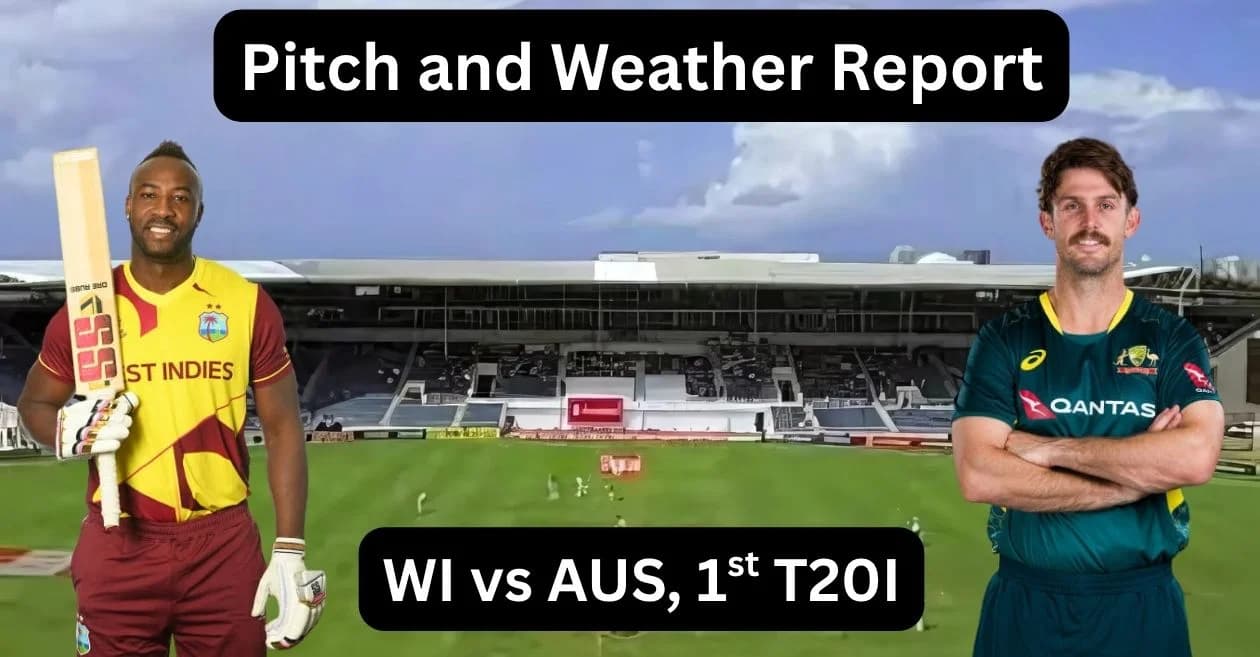 West Indies vs Australia 2025: Pitch and Weather report for the 1st T20I