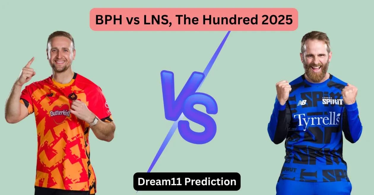 BPH vs LNS, The Hundred 2025: Match Prediction, Dream11 Team, Fantasy Tips and Pitch Report | Birmingham Phoenix vs London Spirit