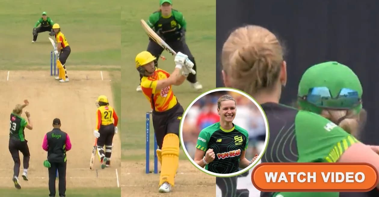 WATCH: Lauren Bell scripts history with landmark wicket of Ashleigh gardener in The Hundred