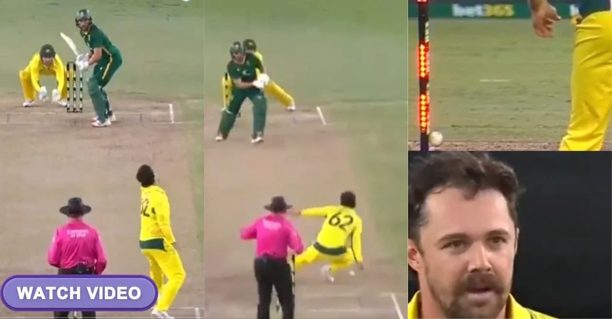 AUS vs SA : Travis Head’s brilliant reflex runout removes Prenelan Subrayen in the 1st ODI against South Africa
