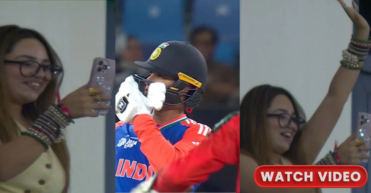 Asia Cup 2025: Abhishek Sharma smashes 25-ball fifty, sister Komal’s reaction goes viral in IND vs BAN clash