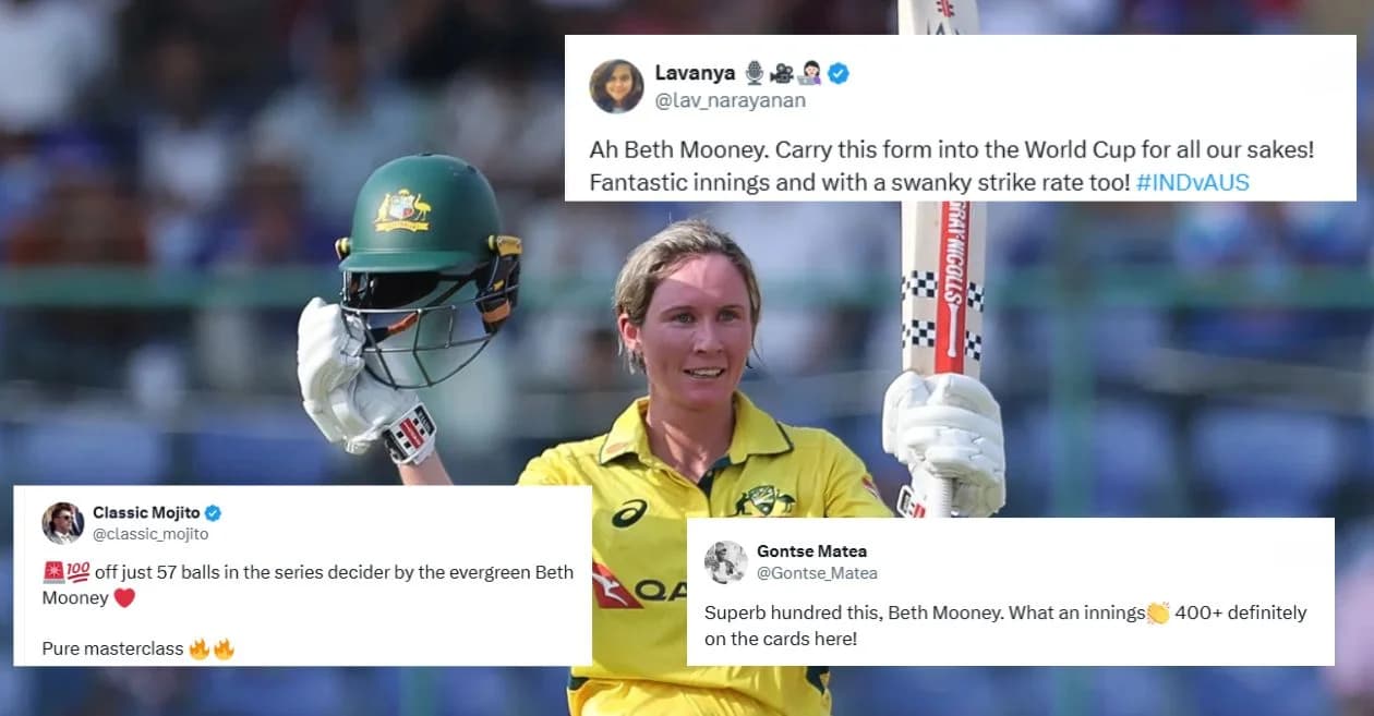 Fans go wild as Beth Mooney smashes joint second-fastest century in Women’s ODI cricket history | IND-W vs AUS-W