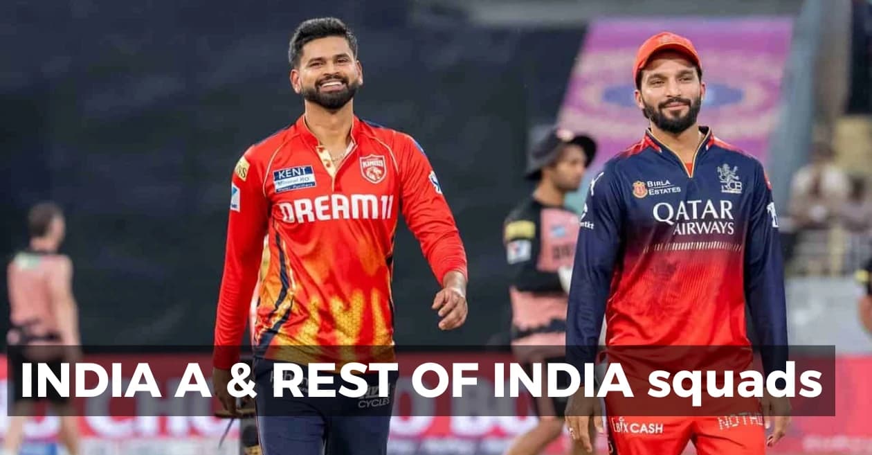 BCCI announces India A squads for One-Day series against Australia A, Rest of India squad for Irani Cup 2025