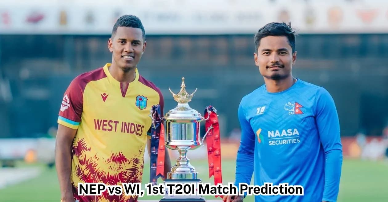 NEP vs WI, 1st T20I Match Prediction: Who will win today’s match between Nepal and West Indies?