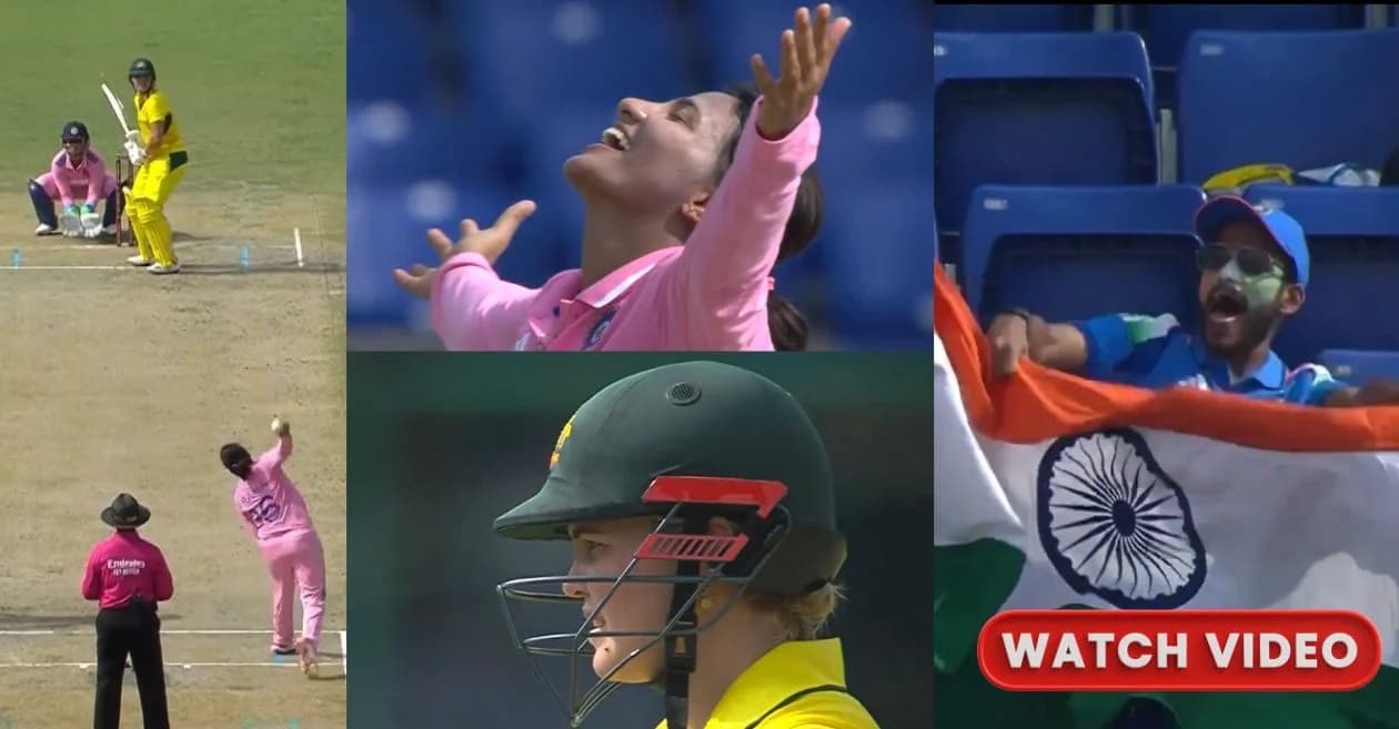 IND-W vs AUS-W : Sneh Rana celebrates her 50th WODI wicket with Georgia Voll’s dismissal in third Women’s ODI