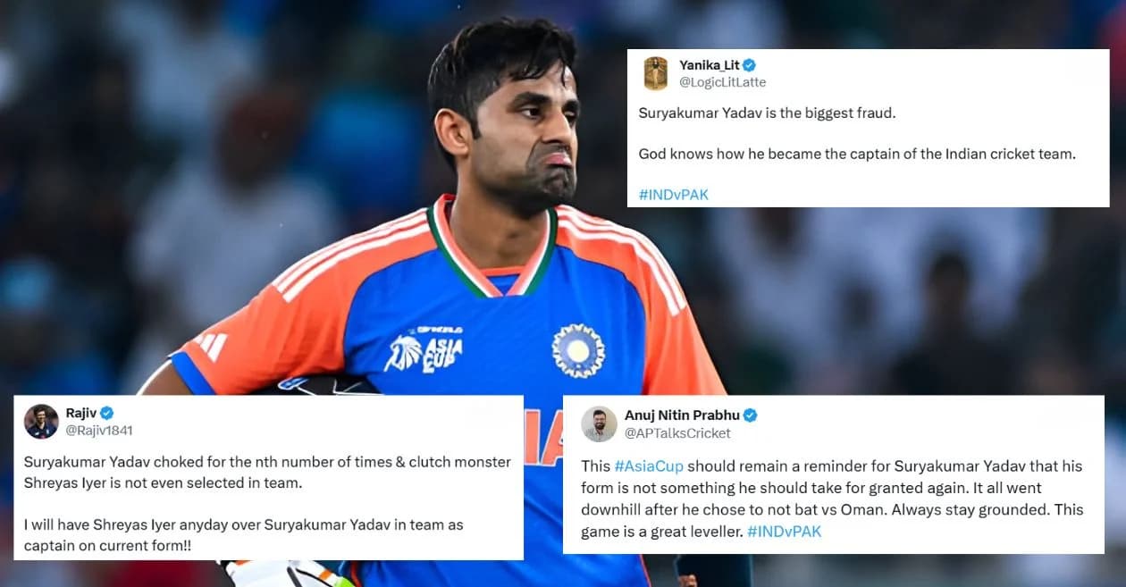 Fans brutally roast Indian captain Suryakumar Yadav for his flop show against Pakistan in Asia Cup 2025 final