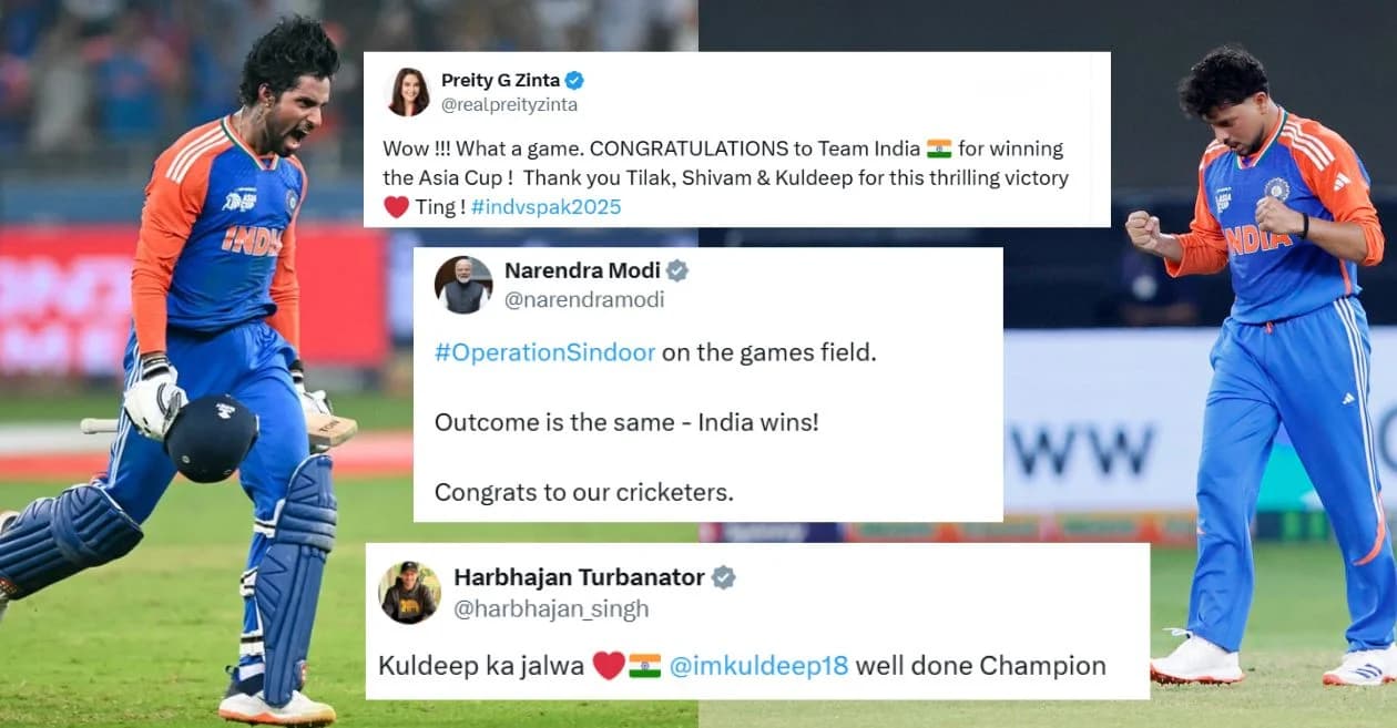 PM Modi and fans erupt as Tilak Varma and Kuldeep Yadav lead India to Asia Cup 2025 glory in a nail-biting final clash vs Pakistan