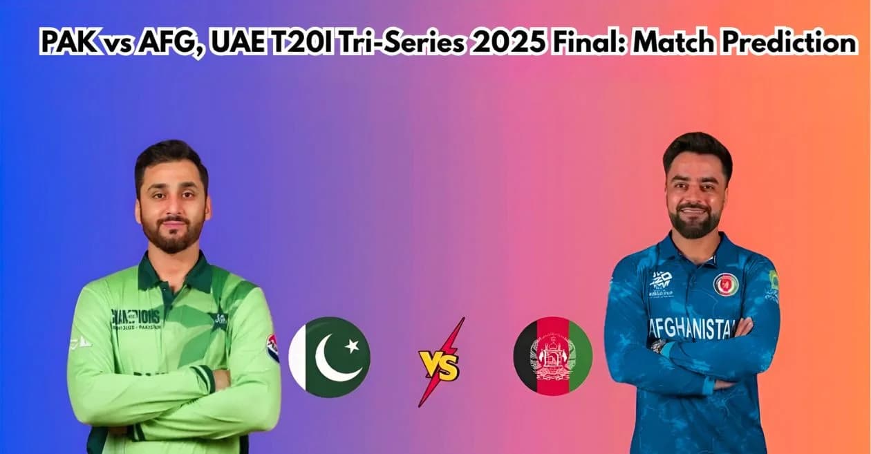 PAK vs AFG, UAE T20I Tri-Series 2025 Final Match Prediction: Who will win today’s game between Pakistan and Afghanistan?
