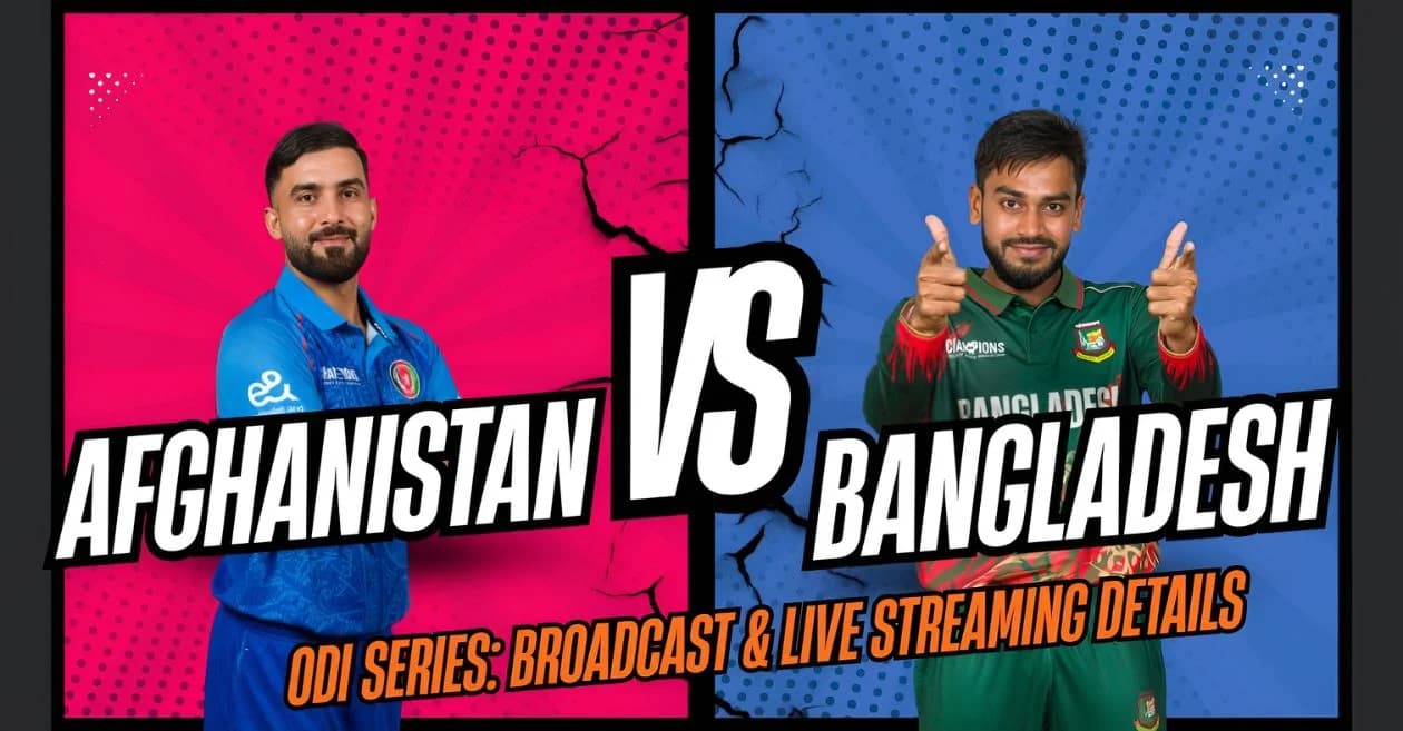 AFG vs BAN 2025, ODI Series: Broadcast & Live Streaming Details – When and Where to watch in India, Pakistan, Afghanistan, Bangladesh and Rest of the World