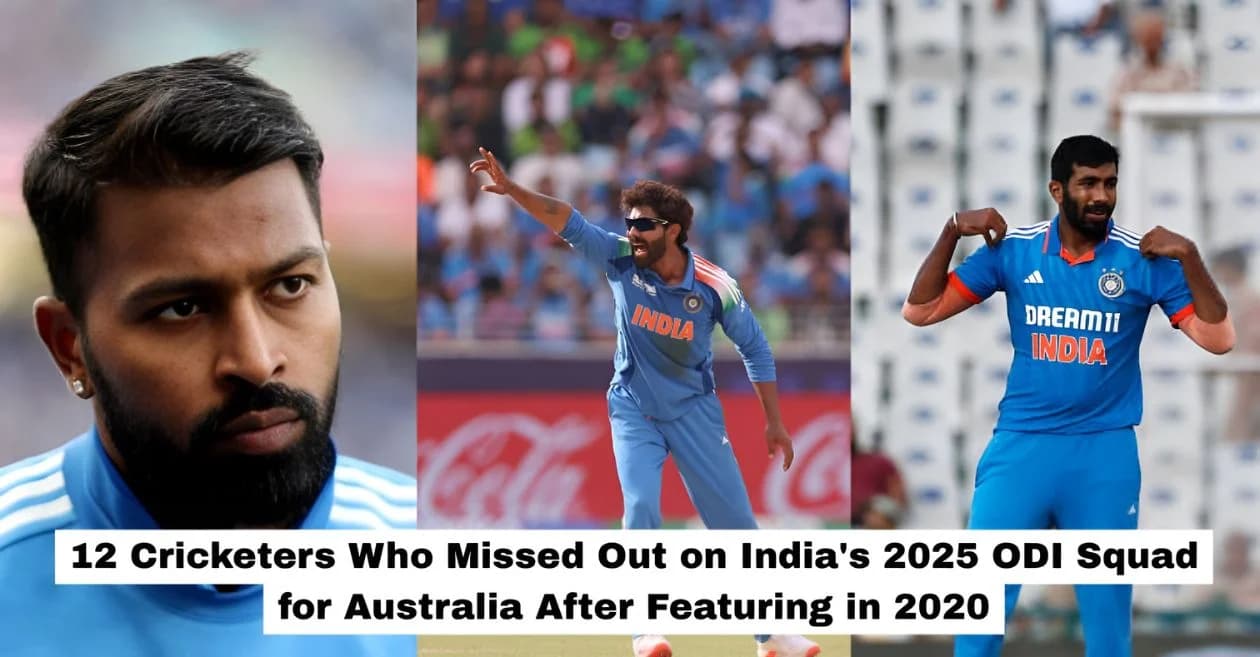 12 players who missed the cut for India’s 2025 ODI squad for Australia after featuring in 2020