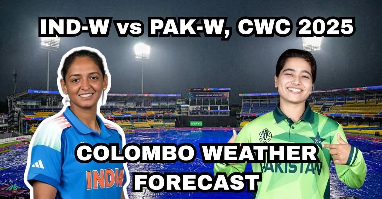 IND-W vs PAK-W: Rain to play spoiler in Colombo? Here’s the hourly weather forecast for ICC Women’s World Cup 2025 game
