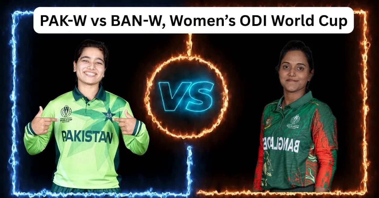 PAK-W vs BAN-W, Women’s ODI World Cup Match Prediction: Who will win today’s game between Pakistan Women and Bangladesh Women?