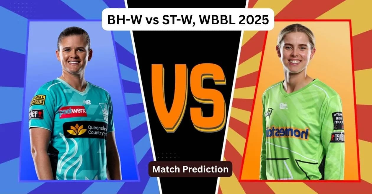 BH-W vs ST-W, WBBL 2025 Match Prediction: Who will win today’s game between Brisbane Heat and Sydney Thunder?