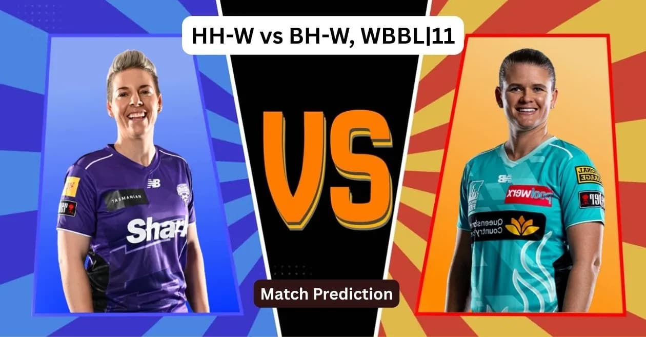 HH-W vs BH-W, WBBL|11 Match Prediction: Who will win today’s game between Hobart Hurricanes and Brisbane Heat?