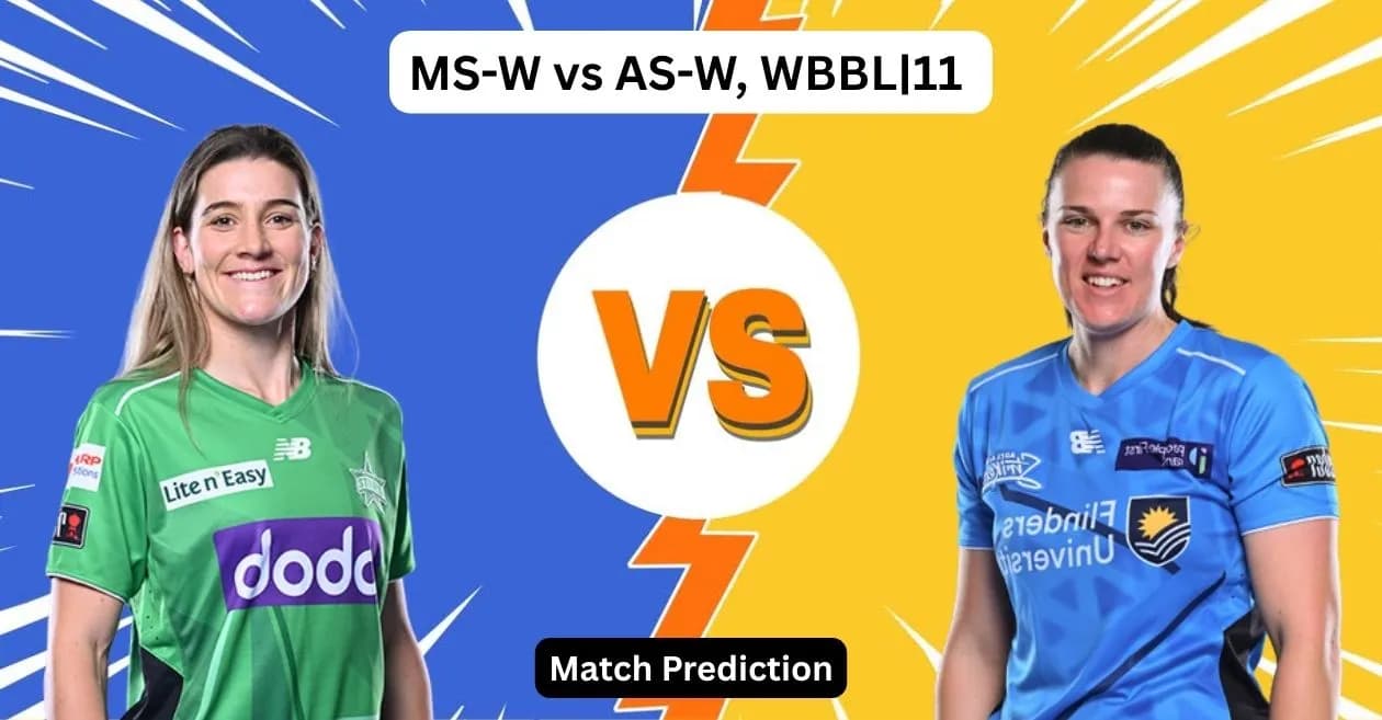 MS-W vs AS-W, WBBL|11 Match Prediction: Who will win today’s game between Melbourne Stars and Adelaide Strikers?