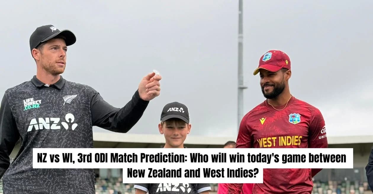 NZ vs WI, 3rd ODI Match Prediction: Who will win today’s game between New Zealand and West Indies?