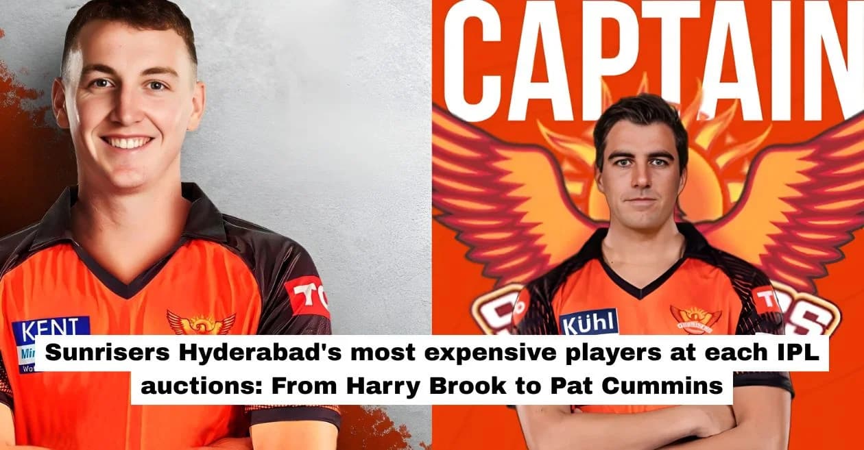 Sunrisers Hyderabad’s most expensive players at each IPL auctions: From Harry Brook to Pat Cummins