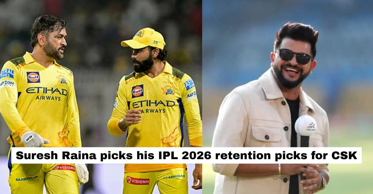 Suresh Raina reveals his IPL 2026 retention picks for CSK; gives big verdict on Ravindra Jadeja and MS Dhoni