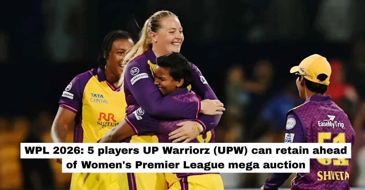 WPL 2026: 5 players UP Warriorz (UPW) can retain ahead of Women’s Premier League mega auction