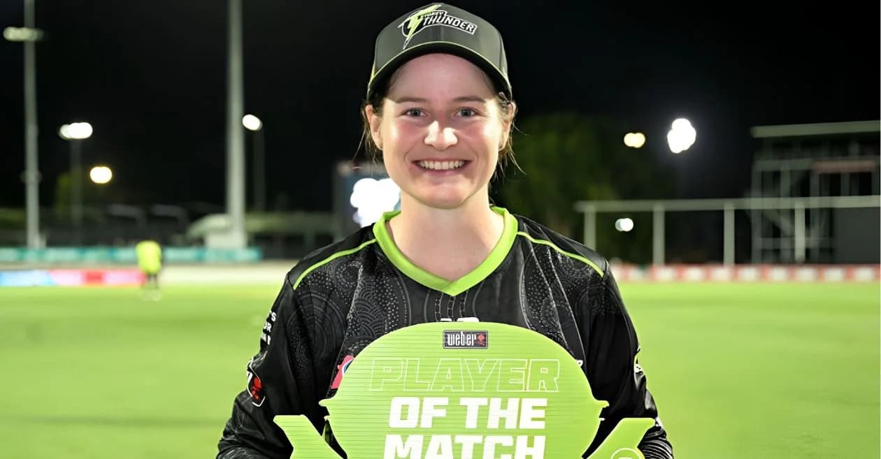WBBL|11: Tahlia Wilson shines with bat as Sydney Thunder beat Brisbane Heat by 41 runs