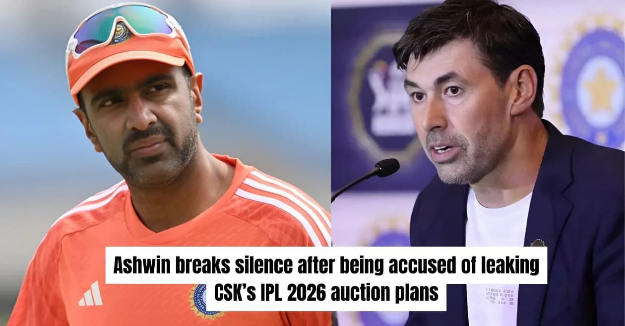 Ravichandran Ashwin faces accusations of revealing CSK’s IPL 2026 auction plans; breaks his silence