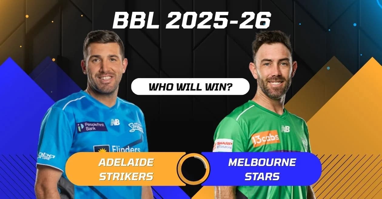 AS vs MS, BBL|15, Match Prediction: Who will win today’s game between Adelaide Strikers vs Melbourne Stars?