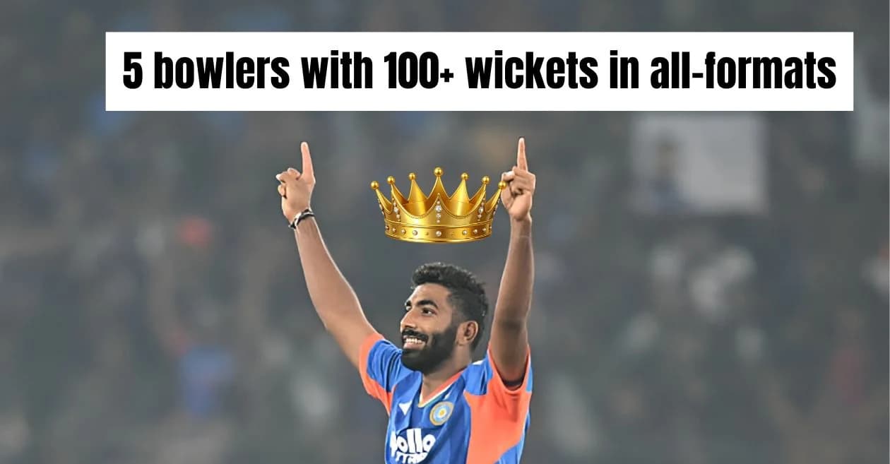 5 bowlers with 100+ wickets in all formats ft. Jasprit Bumrah