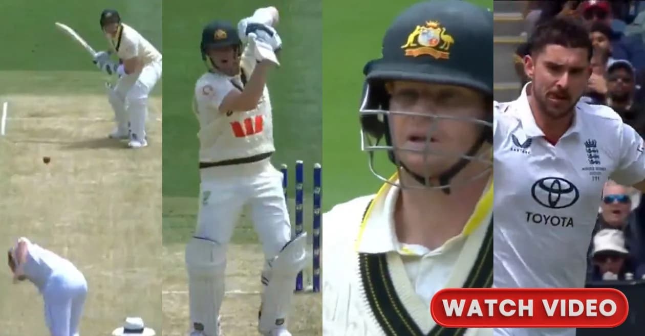Ashes 2025-26 : Josh Tongue stuns Steve Smith with unplayable delivery on Day 1 of Boxing Day Test | AUS vs ENG