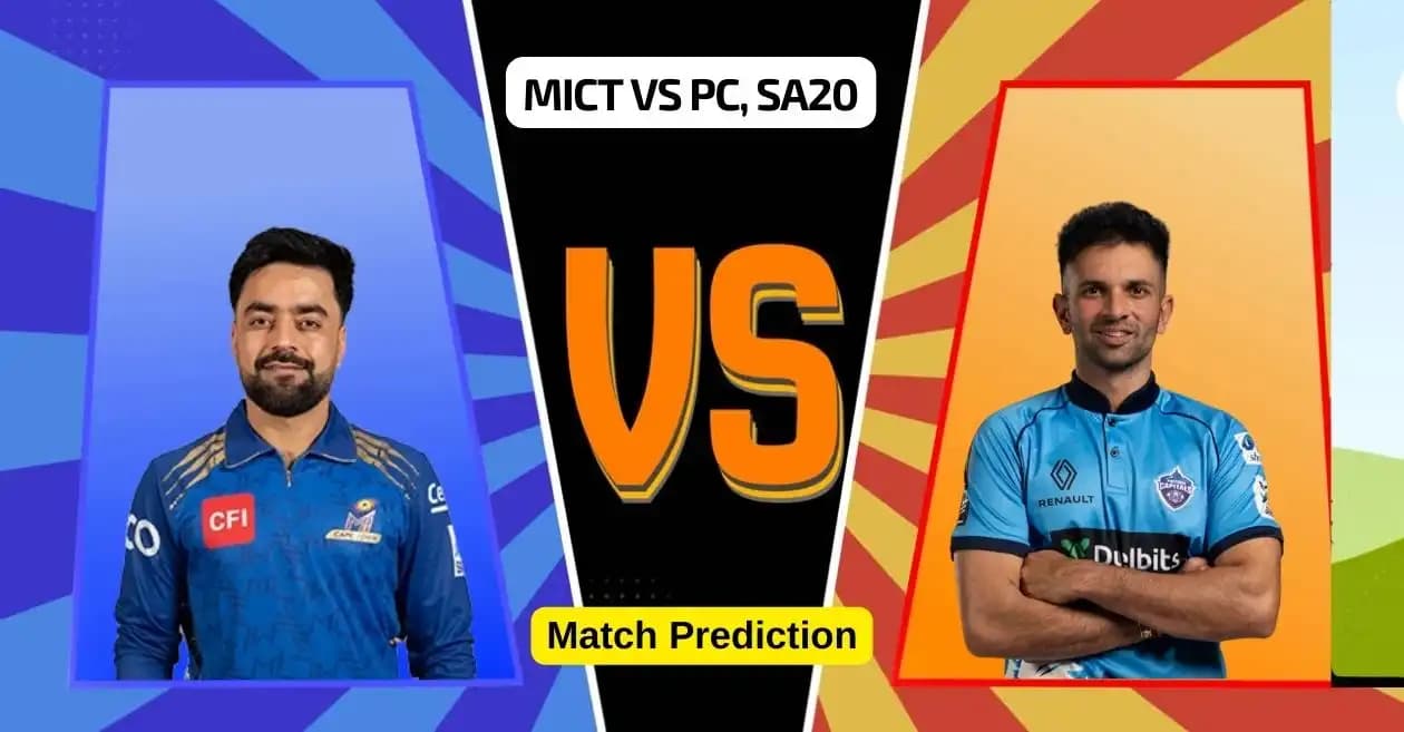 SA20 2026, MICT vs PC Match Prediction: Who will win today’s game between MI Cape Town and Pretoria Capitals?