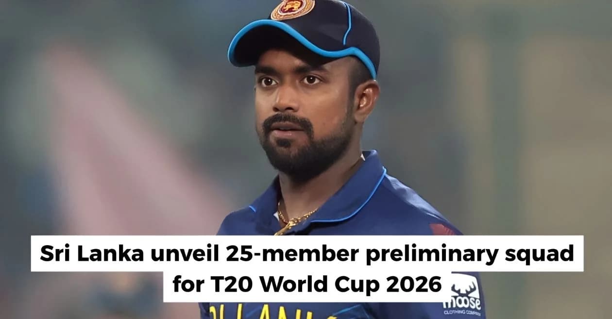 Sri Lanka part ways with Charith Asalanka; names new captain in 25-member T20 World Cup 2026 preliminary squad