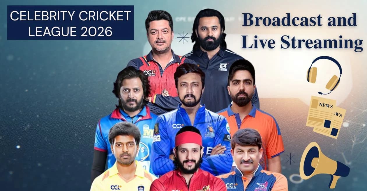 Celebrity Cricket League (CCL) 2026 Schedule: Date, Match Time, Broadcast & Live Streaming details
