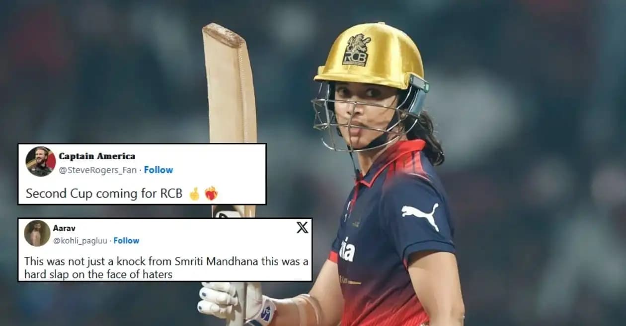 Fans react as Smriti Mandhana’s batting masterclass powers RCB to commanding win over DC in WPL 2026
