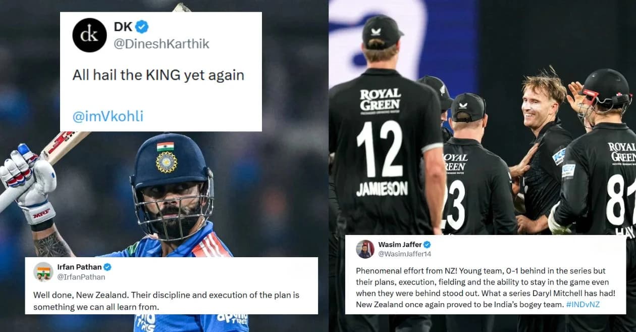 Fans react after Virat Kohli’s 54th ODI century goes in vain as New Zealand seal historic series win over India in Indore