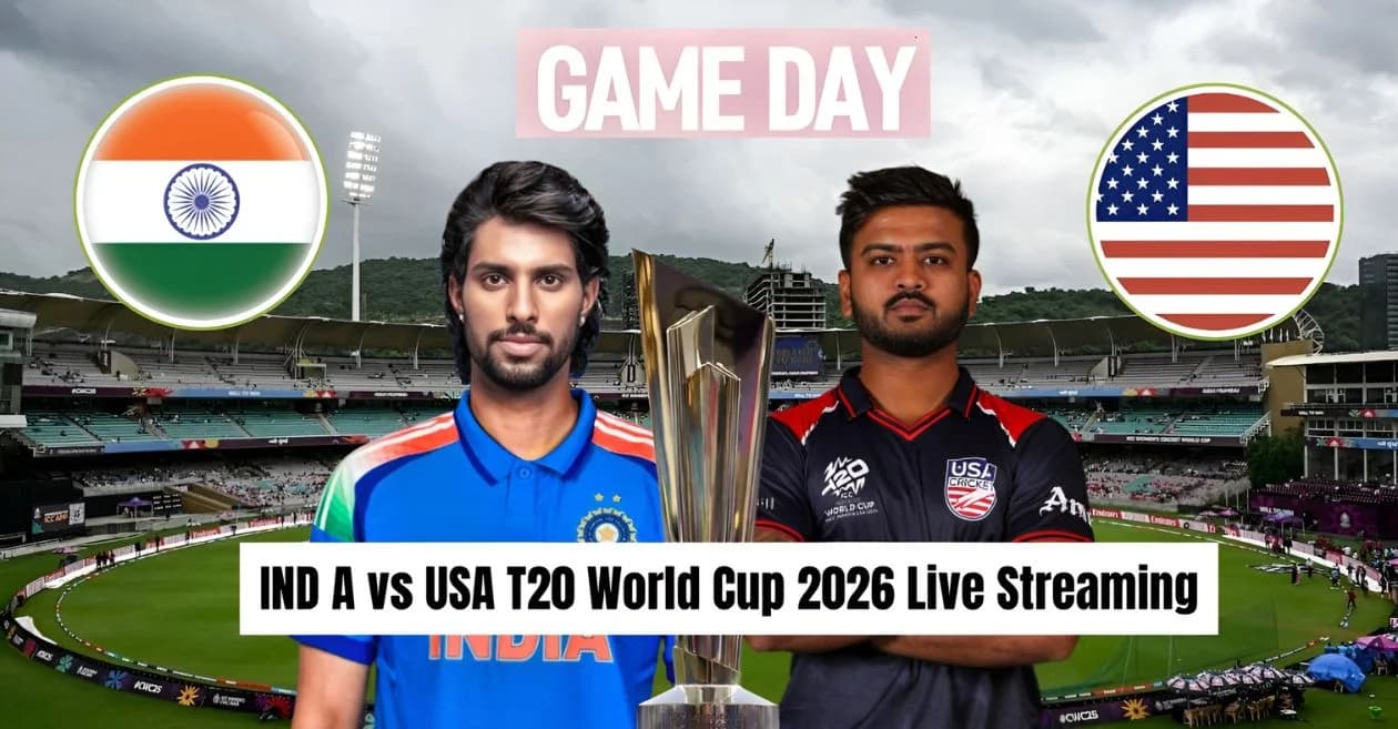 IND A vs USA T20 World Cup 2026 Live Streaming: Where to watch today’s warm up match in India