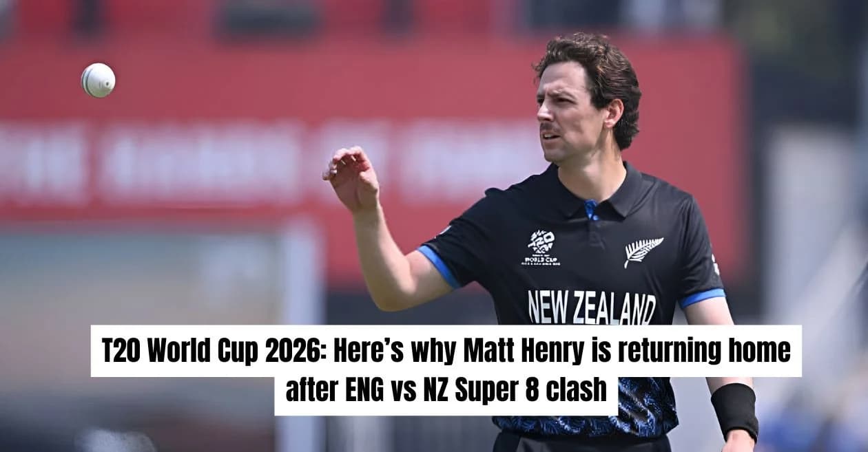 T20 World Cup 2026 [EXPLAINED]: Why Matt Henry is returning home after the England vs New Zealand match?