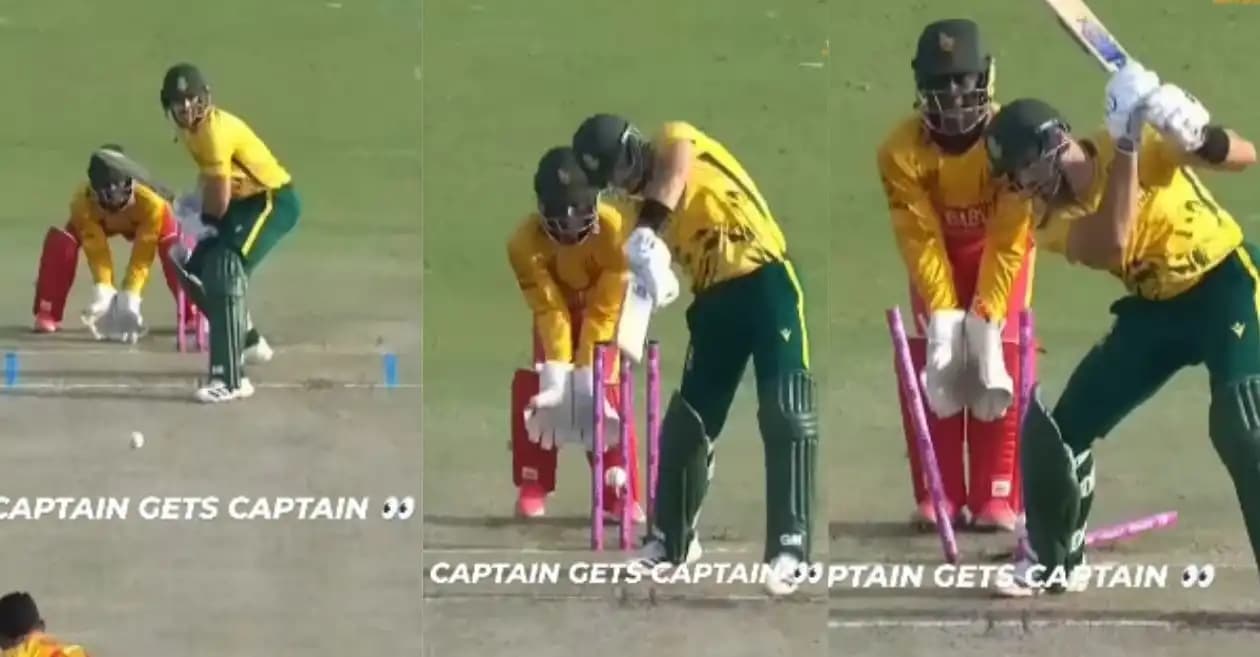 WATCH: Sikandar Raza cleans up Aiden Markram with a carrom ball stunner in ZIM vs SA T20 World Cup 2026 clash