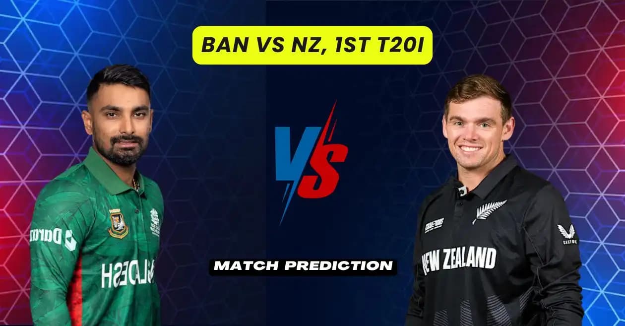 BAN vs NZ, 1st T20I, Match Prediction: Who will win today’s game between Bangladesh and New Zealand?