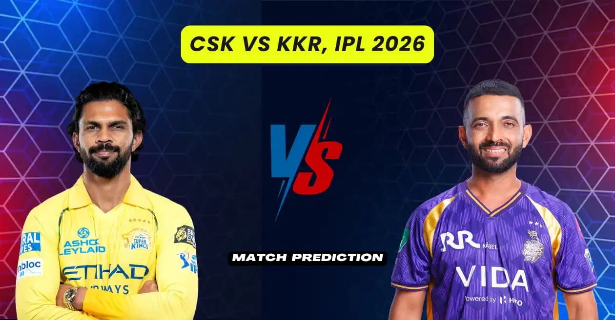CSK vs KKR, IPL 2026, Match Prediction: Who will win today’s game between Chennai Super Kings and Kolkata Knight Riders?