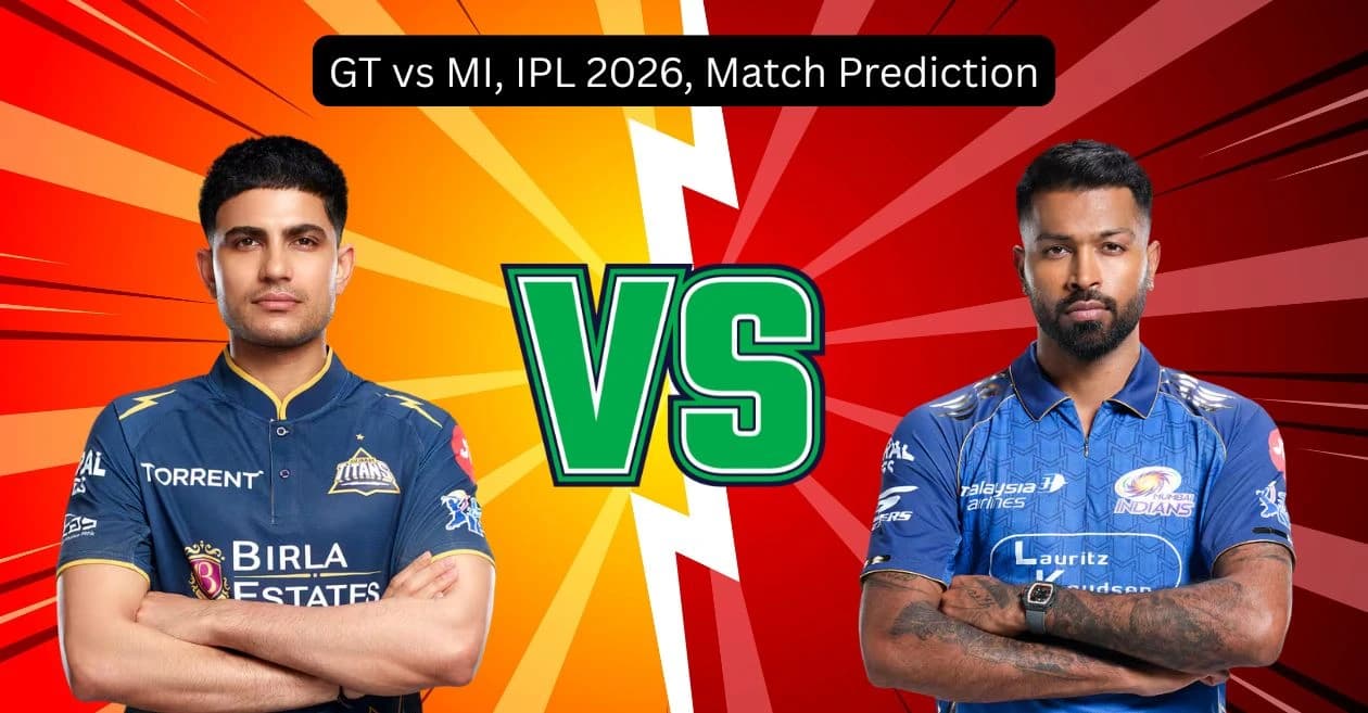 GT vs MI, IPL 2026, Match Prediction: Who will win today’s game between Gujarat Titans and Mumbai Indians?