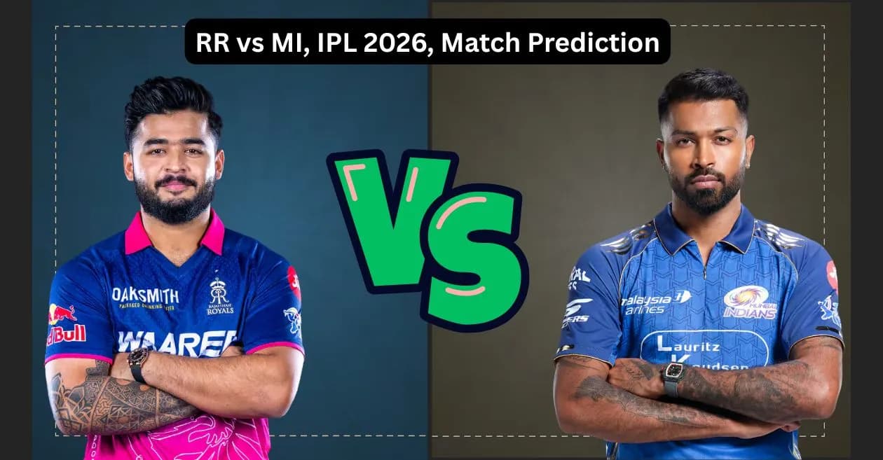 RR vs MI, IPL 2026, Match Prediction: Who will win today’s game between Rajasthan Royals and Mumbai Indians?