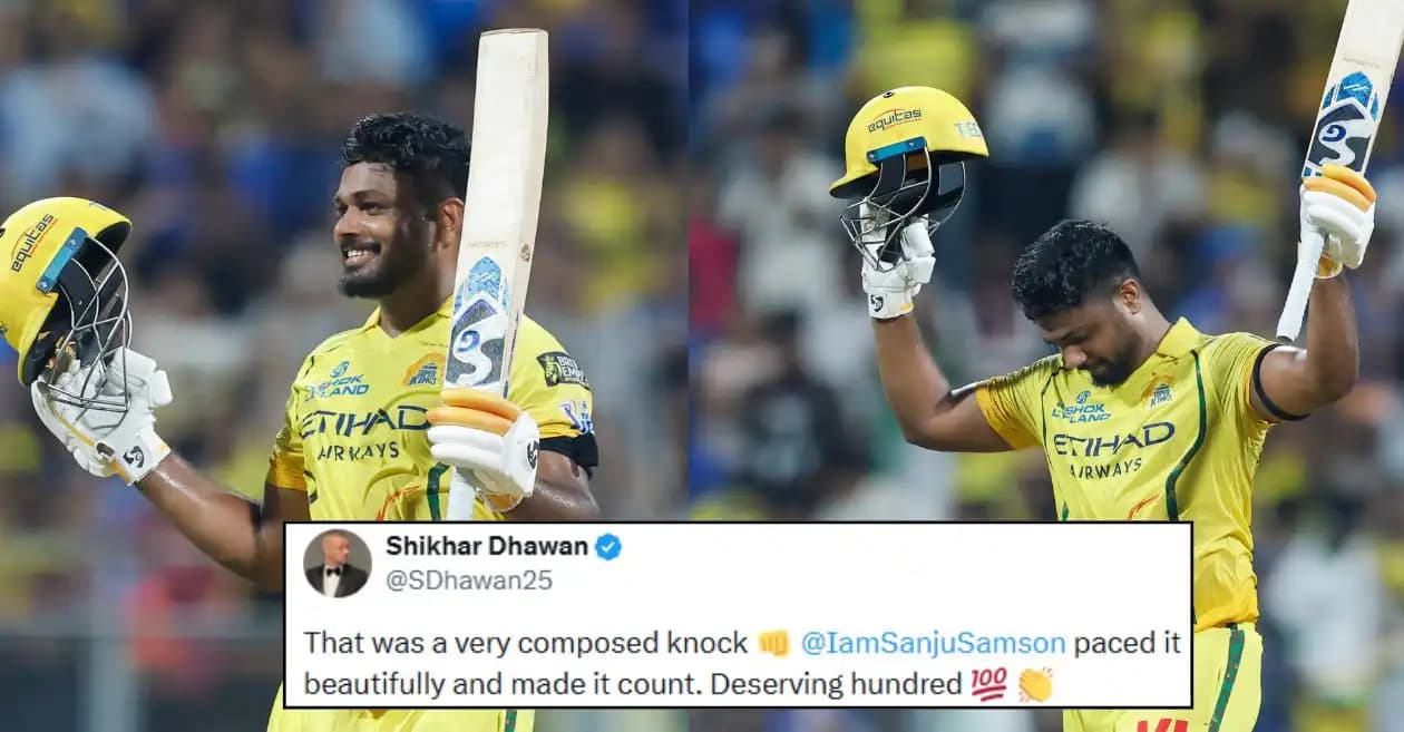 Fans go wild as Sanju Samson lights up Wankhede Stadium with blazing century in MI vs CSK IPL 2026 clash