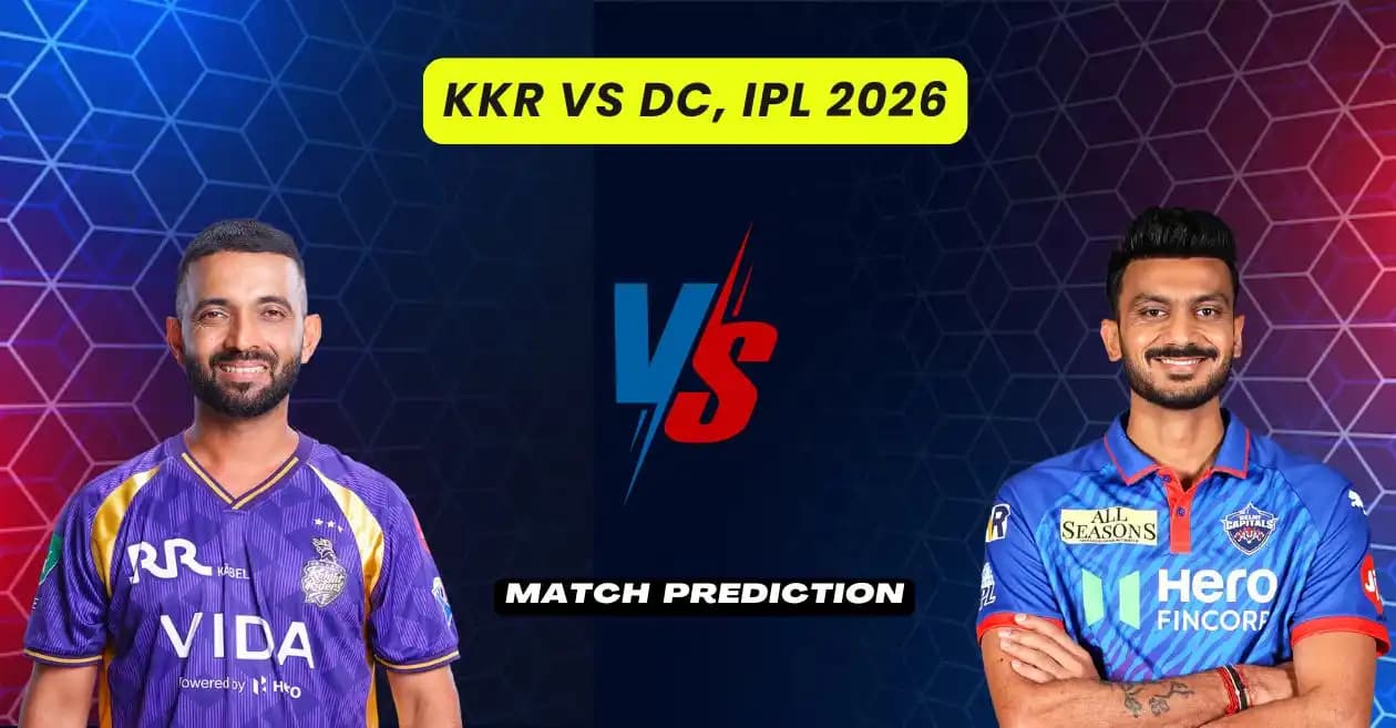 KKR vs DC, IPL 2026, Match Prediction: Who will win today’s game between Kolkata Knight Riders and Delhi Capitals?