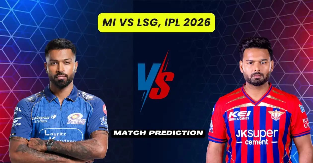 MI vs LSG, IPL 2026, Match Prediction: Who will win today’s game between Mumbai Indians and Lucknow Super Giants?