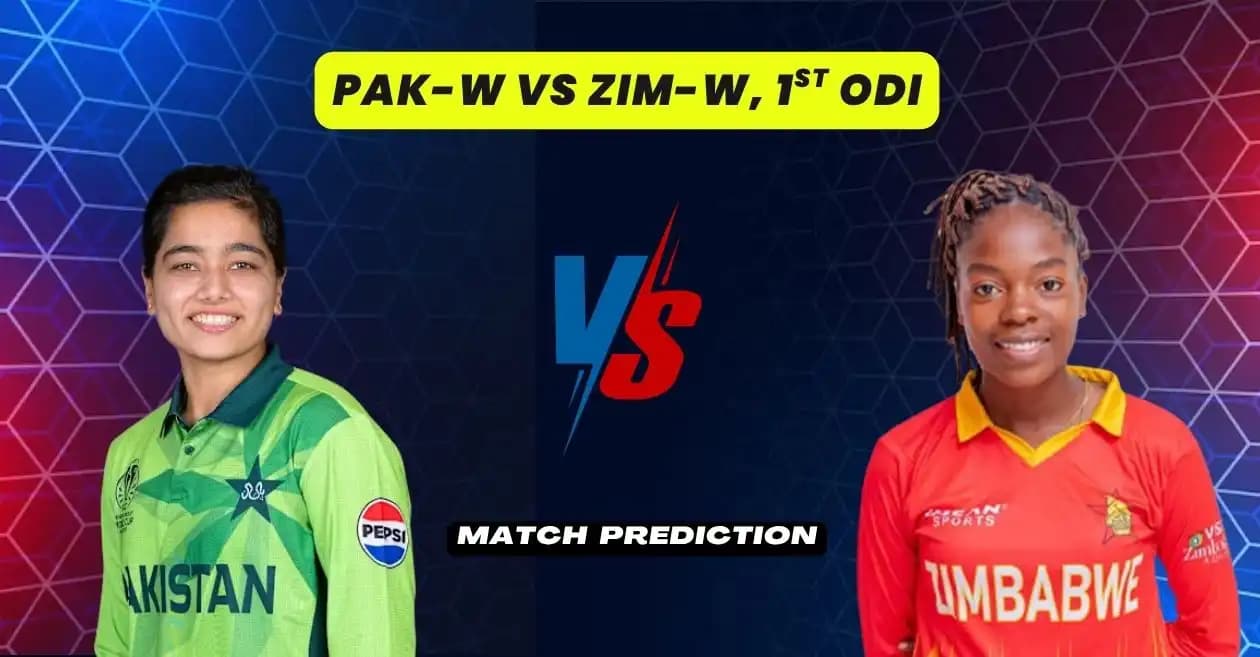 PAK-W vs ZIM-W, 1st ODI, Match Prediction: Who will today’s game between Pakistan Women and Zimbabwe Women?