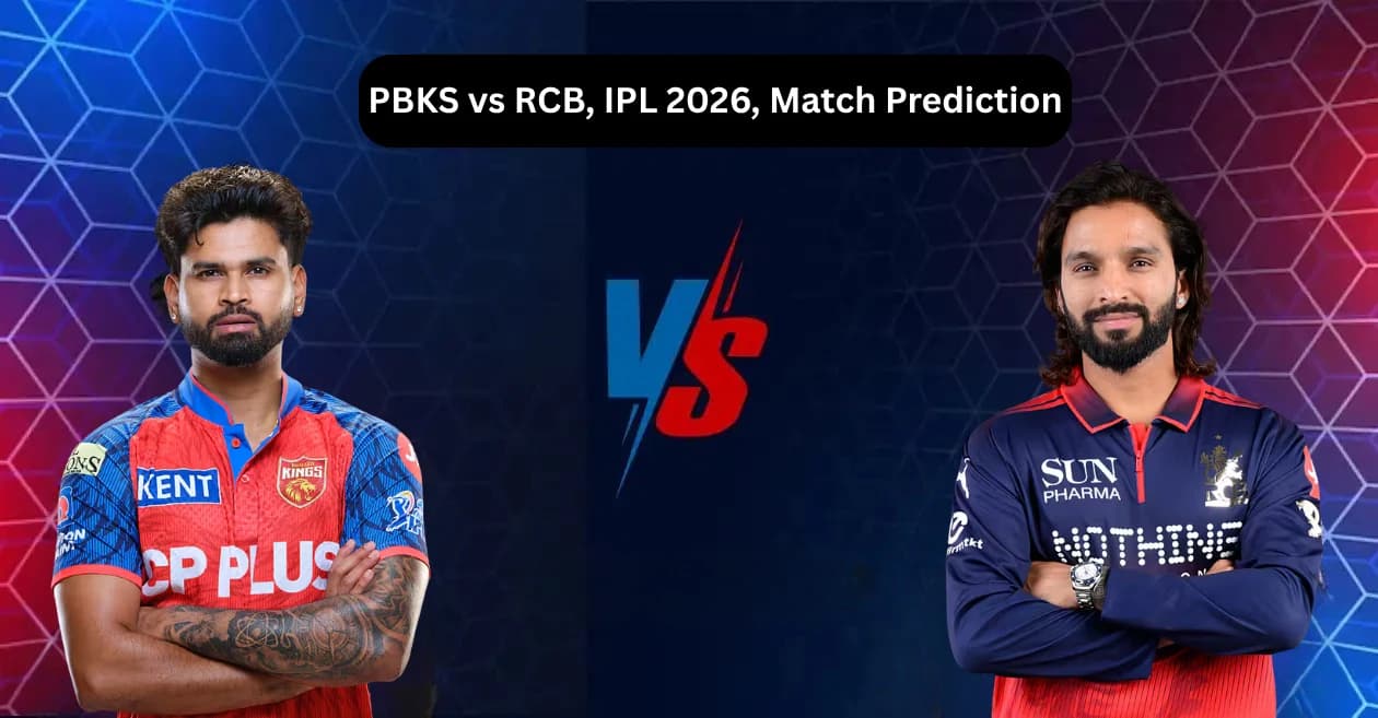 PBKS vs RCB, IPL 2026, Match Prediction: Who will win today’s game between Punjab Kings and Royal Challengers Bengaluru?