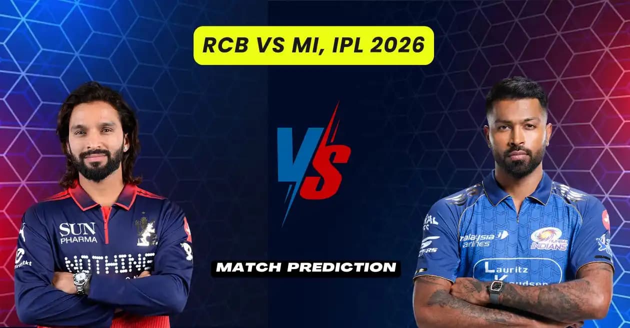 RCB vs MI, IPL 2026, Match Prediction: Who will win today’s game between Royal Challengers Bengaluru and Mumbai Indians?