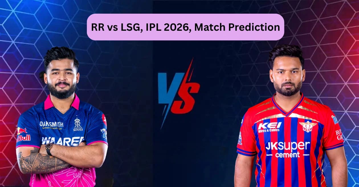 RR vs LSG, IPL 2026, Match Prediction: Who will win today’s game between Rajasthan Royals and Lucknow Super Giants?
